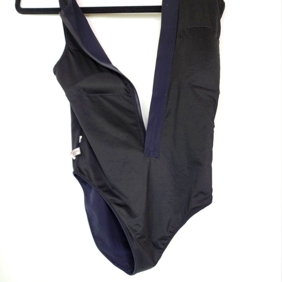 CALVIN KLEIN swimsuit black one-piece swimsuit size 10 - Picture 8 of 12